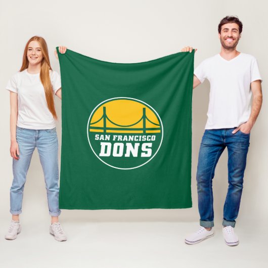 San Francisco Dons Fleecedecke (Beispiel)