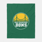 San Francisco Dons Fleecedecke (Vorderseite)