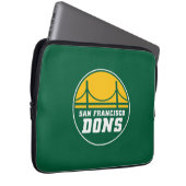San Francisco Dons Laptopschutzhülle (Vorne Rechts)