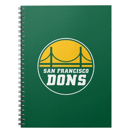 San Francisco Dons Notizblock (Vorderseite)
