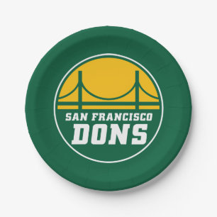 San Francisco Dons Pappteller