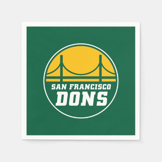 San Francisco Dons Serviette (Vorderseite)