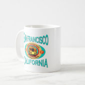 San Francisco Drahtseilbahn Kaffeetasse (Vorderseite Links)