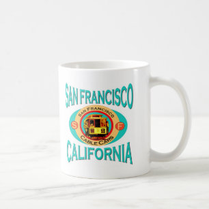 San Francisco Drahtseilbahn Kaffeetasse