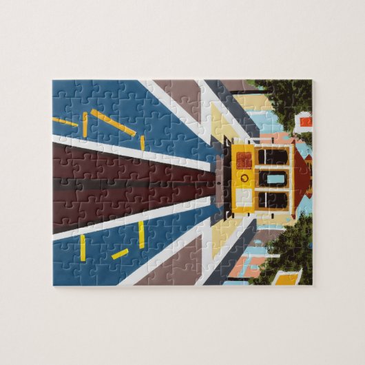San Francisco Drahtseilbahn-Puzzlespiel Puzzle (Horizontal)
