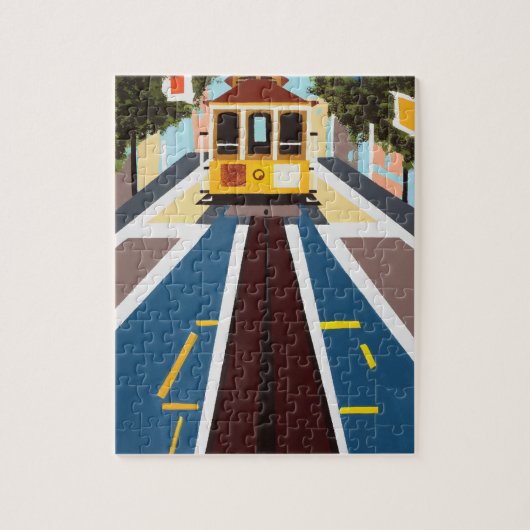 San Francisco Drahtseilbahn-Puzzlespiel Puzzle (Vertikal)