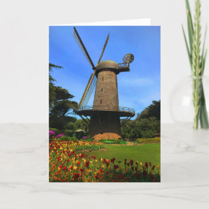 San Francisco Dutch Windmill #4 Card Dankeskarte