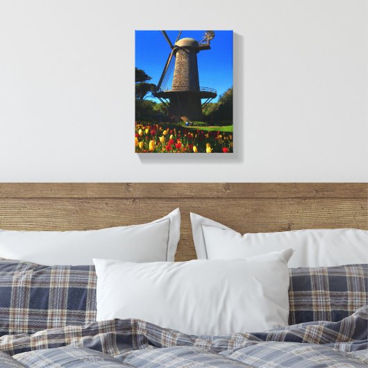 San Francisco Dutch Windmill #5 Canvas Print Leinwanddruck (Insitu (Schlafzimmer))