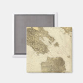 San Francisco Eingang, Kalifornien 2 Magnet (Vorderseite/Rückseite)