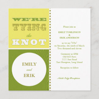 San Francisco Einladung: Zitrusfrucht-Drehung Einladung