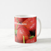 San Francisco Erdbeeren Kaffeetasse (VorderseiteRechts)