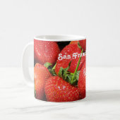 San Francisco Erdbeeren Kaffeetasse (Vorderseite Links)