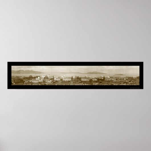 San Francisco Expo Foto 1914 Poster (Vorne)