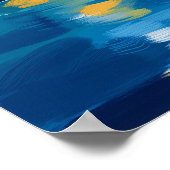 San Francisco Fauvist Cityscape – Golden Gate Poster (Ecke)