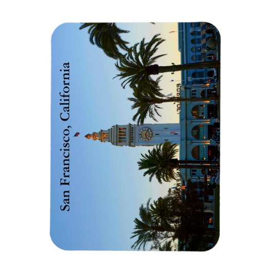 San Francisco Ferry Gebäude #11 Magnet (Vertikal)