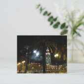 San Francisco Ferry Gebäude Fireworks Postcard Postkarte (Stehend Vorderseite)