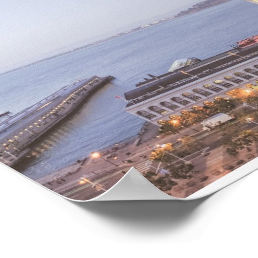 San Francisco Ferry Gebäude Poster (Ecke)