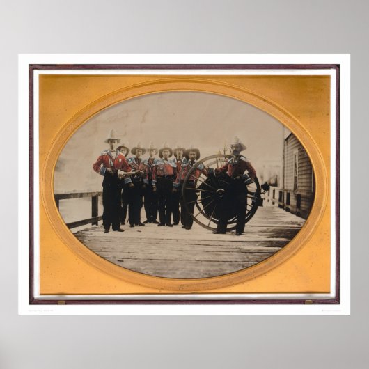 San Francisco Fire Brigade auf Meiggs Wharf (40090 Poster (Vorne)