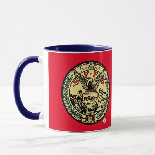 San Francisco Fire Geschenk Tasse (Links)