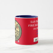 San Francisco Fire Geschenk Tasse (Zentrum)