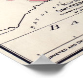 San Francisco fire map - 1908 (Punnet Bros) BigMap Poster (Ecke)