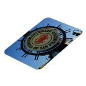 San Francisco Fishermans Wharf Foto Magnet (Linke Seite)