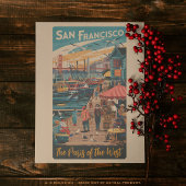 San Francisco Fisherman's Wharf, Paris des Westens Postkarte