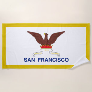 San Francisco Flagge Strandtuch