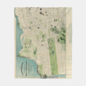 San Francisco Fleecedecke (Vorderseite)