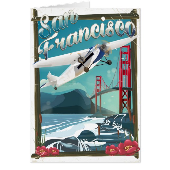 San Francisco Flight Reiseplakat (Vorne)