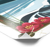 San Francisco Flight Reiseplakat Fotodruck (Ecke)