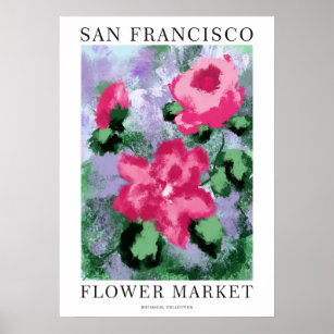 San Francisco Flower Poster