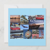 San Francisco Foto Collage Karte (Vorderseite)