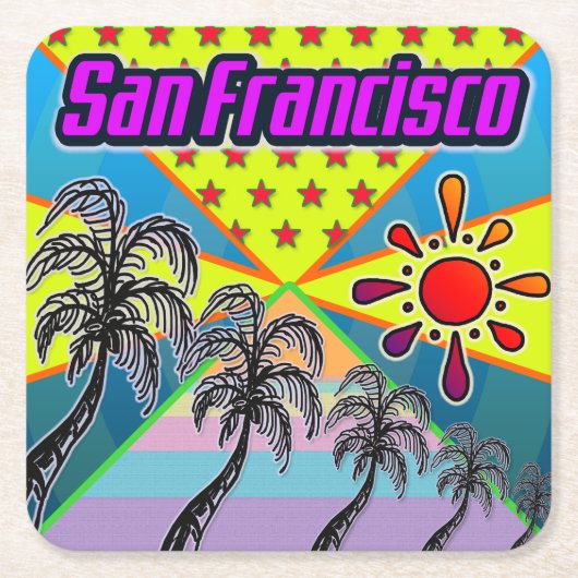 San Francisco Freedom Untersetzer (Vorderseite)