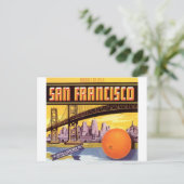 San Francisco-Früchte Postkarte (Stehend Vorderseite)