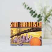 San Francisco-Früchte Postkarte (Stehend Vorderseite)