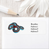 San Francisco Garter Schlange Cartoon Illustration (Insitu)