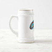 San Francisco Garter Schlange Cartoon Illustration Bierglas (Links)