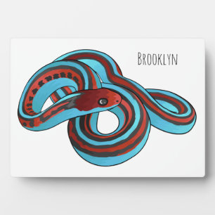 San Francisco Garter Schlange Cartoon Illustration Fotoplatte