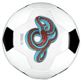 San Francisco Garter Schlange Cartoon Illustration Fußball (Gedreht)