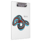 San Francisco Garter Schlange Cartoon Illustration Klemmbrett (Rechts)