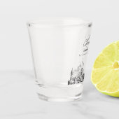 San Francisco Gastgeschenk Hochzeit Personalisiert Schnapsglas (Links)