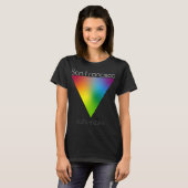 San Francisco Gay LGBT Que Rainbow Triangle Name T-Shirt (Vorne ganz)
