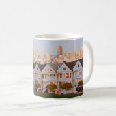 San Francisco - gemalte Damen-Kaffee-Tasse Kaffeetasse (VorderseiteRechts)