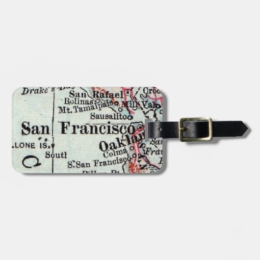 San Francisco Gepäckanhänger-Ehemann-Geschenk Gepäckanhänger (Vorderseite horizontal)
