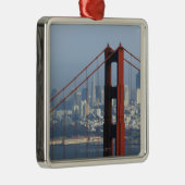 San Francisco gesehene Abflussrinne Golden Silbernes Ornament (Rechts)
