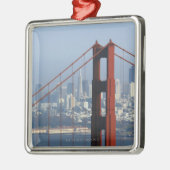 San Francisco gesehene Abflussrinne Golden Silbernes Ornament (Links)