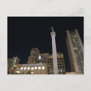 San Francisco Gewerkschaft Square #2 Postkarte