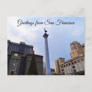 San Francisco Gewerkschaft Square #4-2 Postcard Postkarte