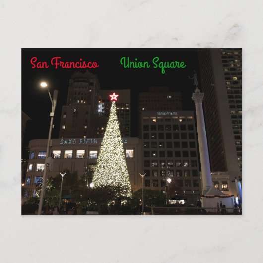 San Francisco Gewerkschaft Square #6-1 Postkarte (Vorderseite)